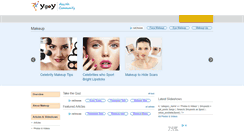 Desktop Screenshot of makeup.ygoy.com
