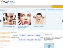 Tablet Screenshot of makeup.ygoy.com