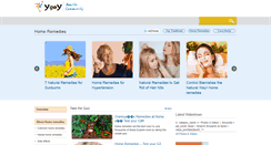 Desktop Screenshot of homeremedies.ygoy.com
