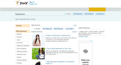 Desktop Screenshot of depression.ygoy.com