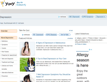 Tablet Screenshot of depression.ygoy.com